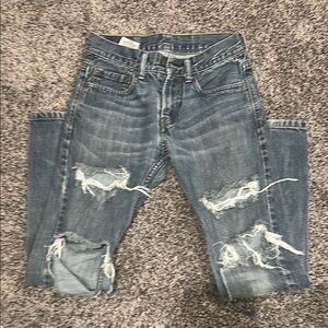 Levi’s Red Tab 520 Skinny Jeans Rare Vintage Red Stitch